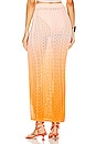 view 4 of 5 x REVOLVE Kenna Ombre Maxi Skirt in Orange Ombre