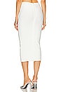 view 3 of 4 x REVOLVE Ivy Bandage Midi Skirt in White