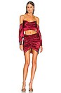 view 4 of 4 x REVOLVE Sybil Crop Top in Deep Red