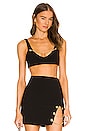 view 1 of 4 NATALA クロップトップ in Black