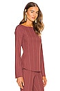 view 2 of 4 x REVOLVE Emily Long Sleeve Top in Deep Mauve