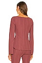 view 3 of 4 x REVOLVE Emily Long Sleeve Top in Deep Mauve