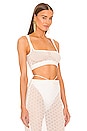 view 2 of 4 Vera Cropped Knit Top in Ivory
