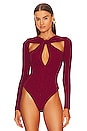 view 2 of 5 x REVOLVE Suki Bodysuit in Dark Red