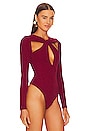 view 3 of 5 x REVOLVE Suki Bodysuit in Dark Red