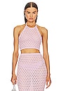 view 1 of 5 x REVOLVE Harva Sequined Knit Halter in Pink