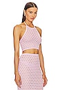 view 2 of 5 x REVOLVE Harva Sequined Knit Halter in Pink