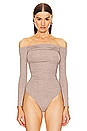 view 2 of 5 x REVOLVE Jace Off Shoulder Bodysuit in Taupe