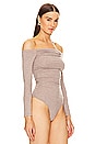 view 3 of 5 x REVOLVE Jace Off Shoulder Bodysuit in Taupe