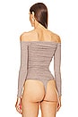 view 4 of 5 x REVOLVE Jace Off Shoulder Bodysuit in Taupe