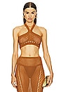 view 1 of 4 x REVOLVE Mateo Halter Top in Rust