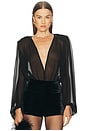 view 1 of 5 x REVOLVE Nunzia Bodysuit in Black
