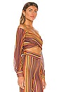 view 2 of 4 x REVOLVE Solange Top in Sunset Stripe