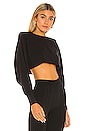 view 2 of 4 x REVOLVE Long Sleeve Cropped Ribbed Top in Black