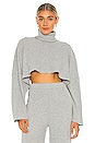 view 1 of 4 x REVOLVE Turtleneck Oversized Top in Heather Gray