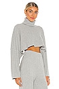 view 2 of 4 x REVOLVE Turtleneck Oversized Top in Heather Gray