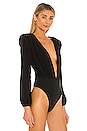 view 3 of 5 x REVOLVE Plunge Neck Bodysuit in Black