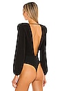 view 4 of 5 x REVOLVE Plunge Neck Bodysuit in Black