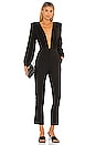 view 5 of 5 x REVOLVE Plunge Neck Bodysuit in Black