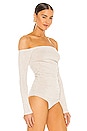 view 3 of 5 x REVOLVE Jace Off Shoulder Bodysuit in Oatmeal