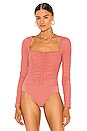 view 2 of 5 x REVOLVE Hallie Bodysuit in Mauve
