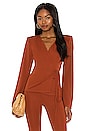 view 1 of 4 x REVOLVE Eloise Wrap Top in Burnt Sienna