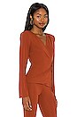 view 2 of 4 x REVOLVE Eloise Wrap Top in Burnt Sienna