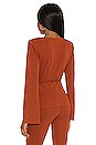 view 3 of 4 x REVOLVE Eloise Wrap Top in Burnt Sienna