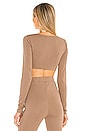 view 3 of 4 x REVOLVE Ellis Crop Top in Taupe