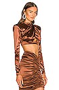view 2 of 4 x REVOLVE Crosby Crop Top in Brown