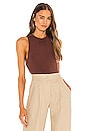 view 1 of 5 x REVOLVE Halter Neck Bodysuit in Chocolate Brown