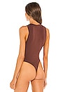 view 4 of 5 x REVOLVE Halter Neck Bodysuit in Chocolate Brown