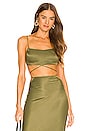 view 1 of 4 x REVOLVE Kyra Crop Top in Olive Green