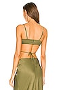 view 3 of 4 x REVOLVE Kyra Crop Top in Olive Green