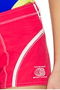 view 6 of 6 Short Shorts in Red & White