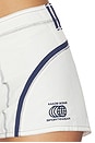 view 6 of 6 Short Shorts in White & Navy