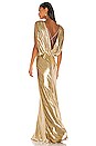 view 3 of 4 Helen Dress in Gold