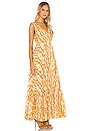 view 2 of 3 ROBE MAXI SAMARCANDE in Yellow Combo