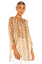 view 2 of 4 Python Blouse in Beige Combo