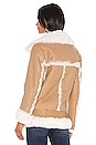 view 4 of 5 BLOUSON EN FOURRURE in Ivoire & Beige