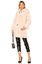 view 2 of 4 MANTEAU LAMB FUR in Rose Pale