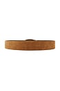 view 2 of 3 CEINTURE in Aged Cognac Suede
