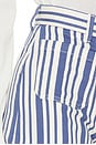 view 6 of 6 Striped Patch Pocket Short in Waterfall Stripe