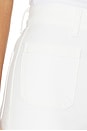 view 6 of 6 PIERNA ANCHA PATCH POCKET in Tile White