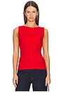 view 1 of 4 Addison Linen Top in Wild Poppy