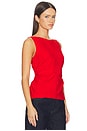 view 2 of 4 Addison Linen Top in Wild Poppy