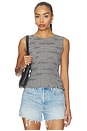 view 1 of 5 Stripe Sachi Tank Top in Jet Black