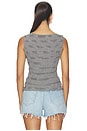 view 3 of 5 Stripe Sachi Tank Top in Jet Black
