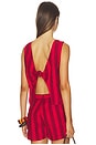 view 3 of 4 TOP BLOUSE ODIN in Big Bayside Stripe Enamel Red