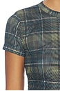 view 6 of 5 Ruched Cap Sleeve Tee in Olive